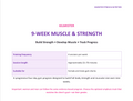 Muscle Gain Program
